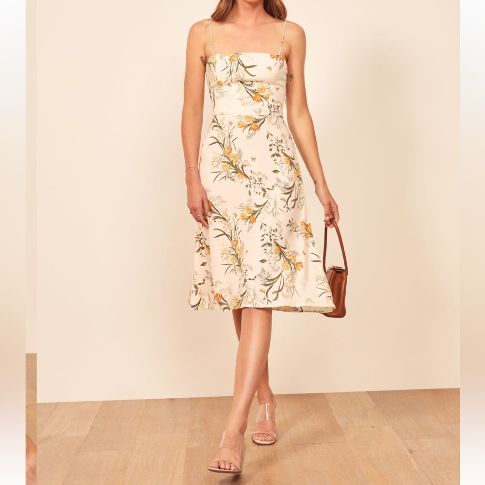 Reformation Peach Dress Size 2